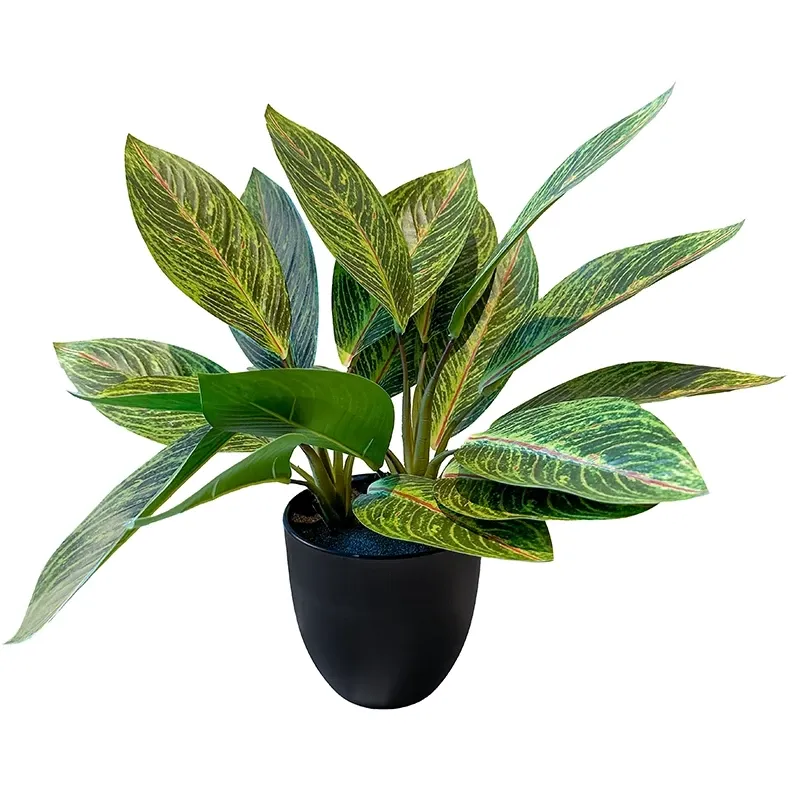 Buy Kroton plante i potte, 38cm, kunstig plante