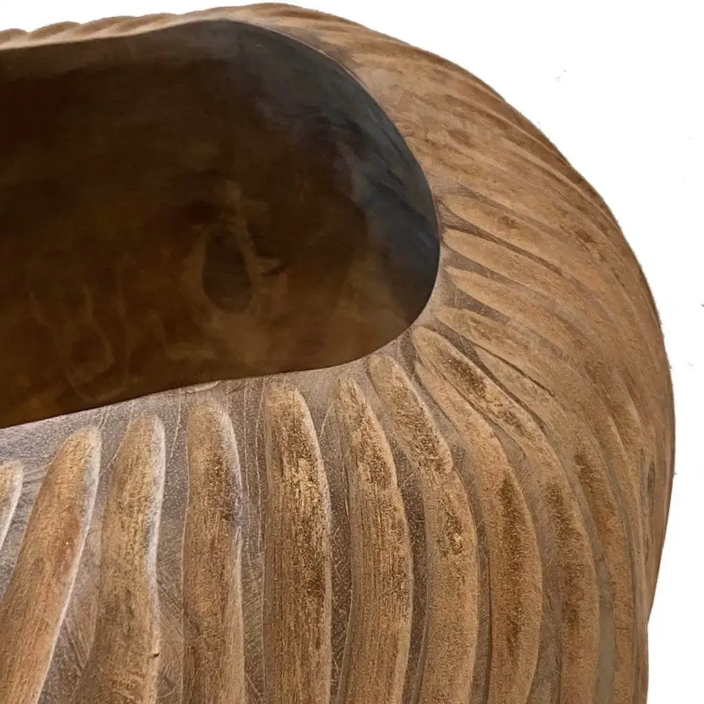 Buy Krukke / Potte i træ, 24cm, unik