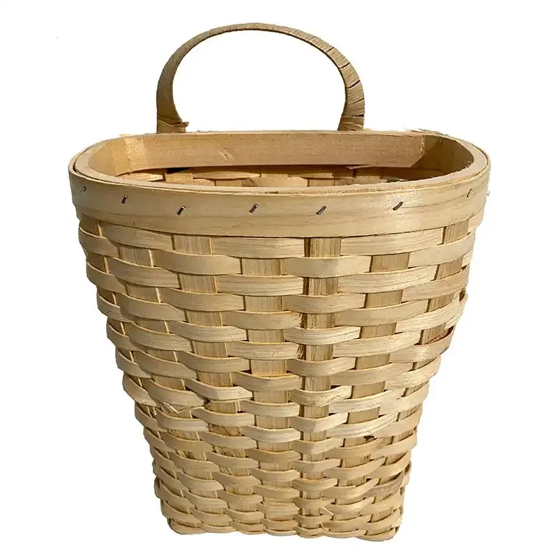 Buy Kurv til ophæng i bambus, 15x12x32cm