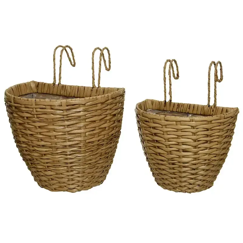 Buy Kurve m ophæng til altanen, brun, sæt a 2stk