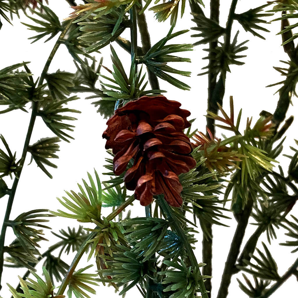 Buy Lærkegren m kogler, 90cm, grøn, kunstig gran