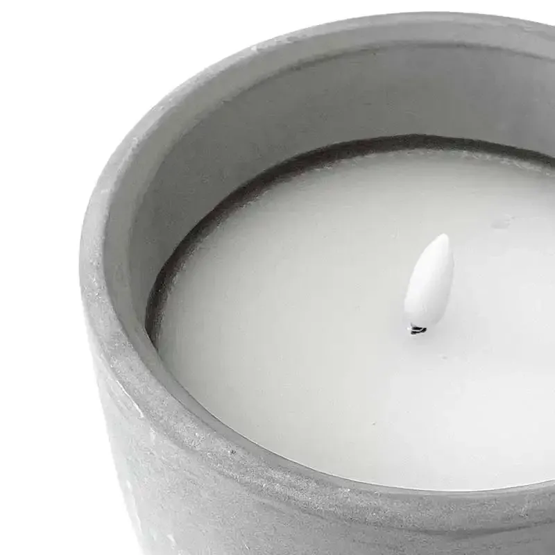 Buy LED lys i cement krukke, 12cm