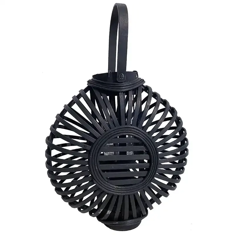 Buy Lanterne, rund i pil, 30x34x34cm