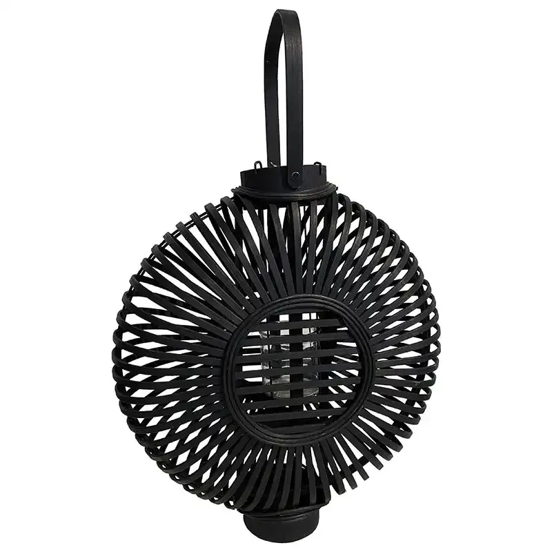 Buy Lanterne, rund i pil, 41x45x45cm