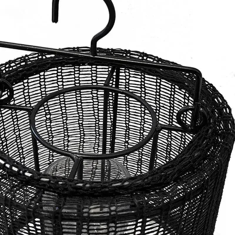 Buy Lanterne, sort, 20 cm, metal