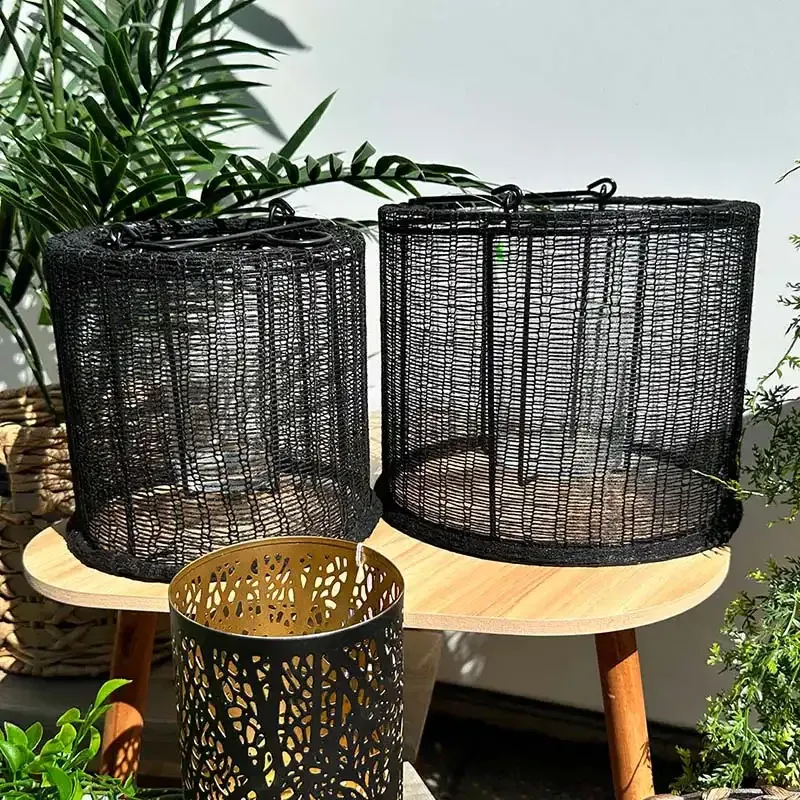 Buy Lanterne, sort, 20 cm, metal