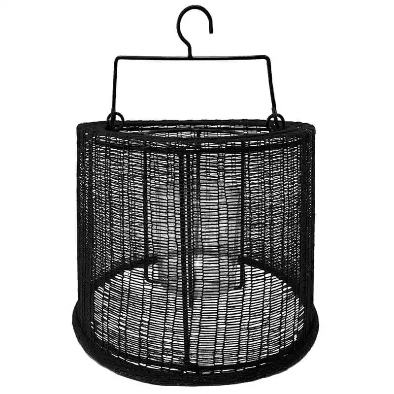 Buy Lanterne, sort, 23,5 cm, metal