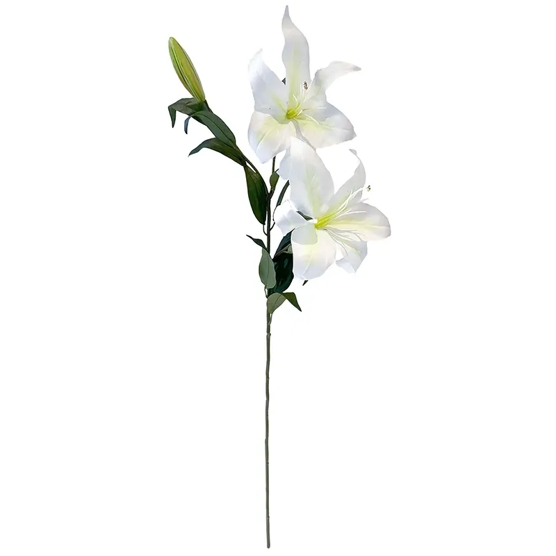 Buy Lilje, hvid, 95cm, kunstig blomst