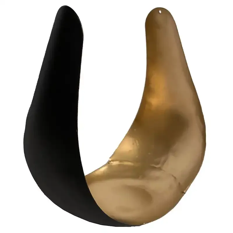 Buy Lysestage, metal, guld/sort