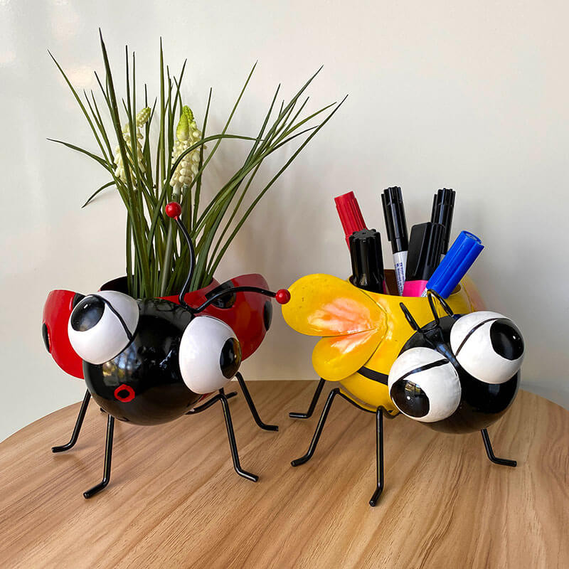 Buy Mariehøne, fyrfadsstage, metal, 1stk