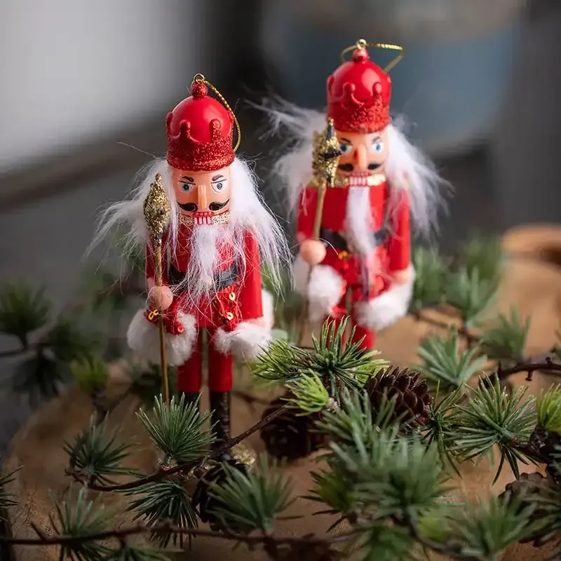 Buy Nøddeknækker m ophæng, rød, 17cm