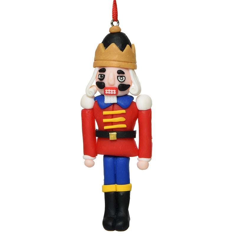 Buy Nøddeknækker m rød jakke, modellervoks look