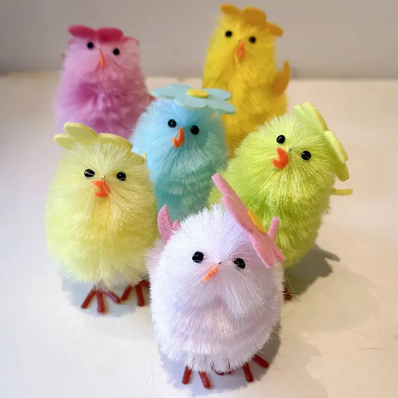 Buy Påske kylling, 11cm, blå, kunstig kylling