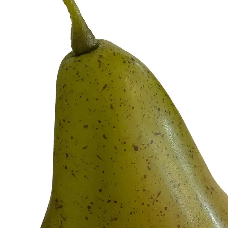 Buy Pære, grøn/rød, 11cm, kunstig frugt