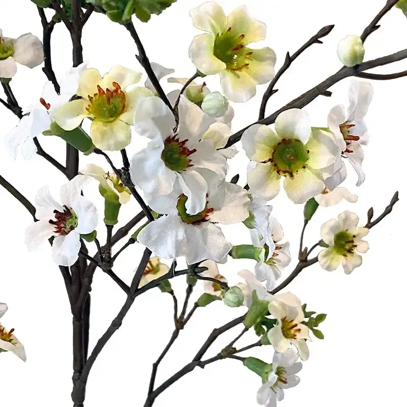 Buy Rosenmyrte gren, creme, 105cm, kunstig blomst