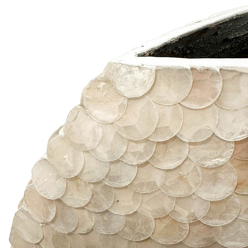 Buy Rund vase, creme, 32cm