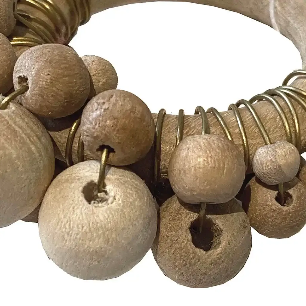 Buy Servietring m mix træperler