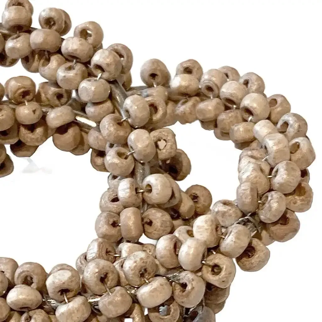 Buy Servietring m træperler