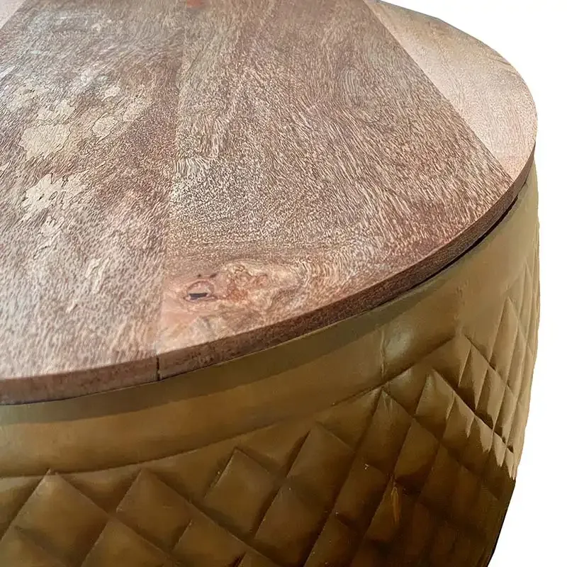 Buy Sideborde metal, sæt a 2, antik guld