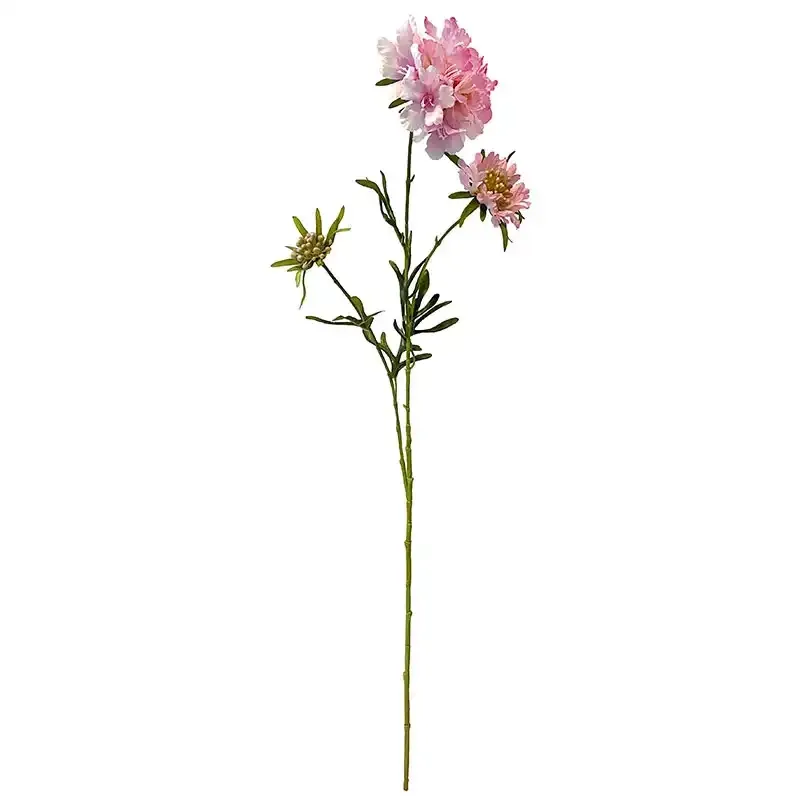 Buy Skabiosa blomst, lyserød, 77cm, kunstig blomst