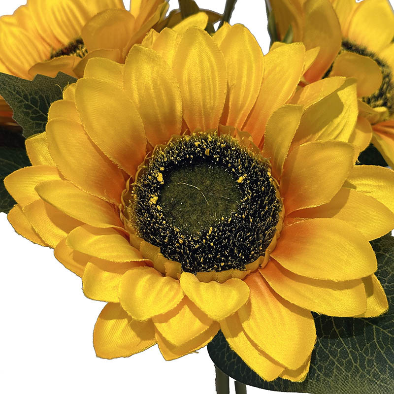 Buy Solsikke buket, 3 stk, 42cm, kunstig blomst