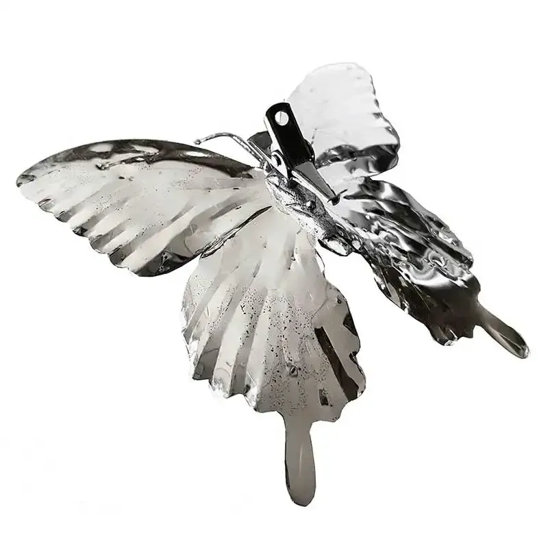 Buy Sommerfugle på klips, 6 stk, metalic look