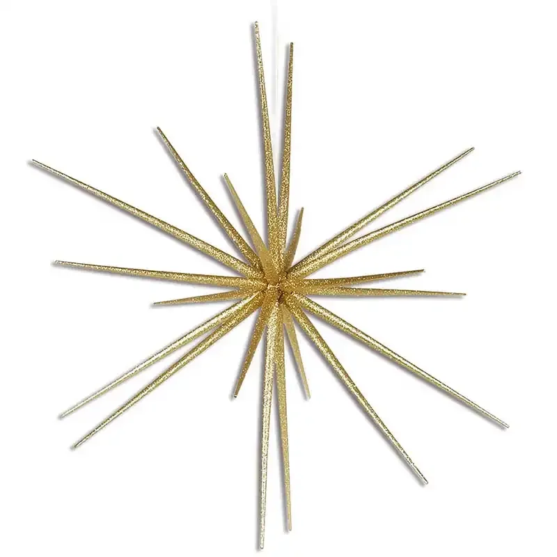 Buy Stjerne, guld glitter, Ø55cm.
