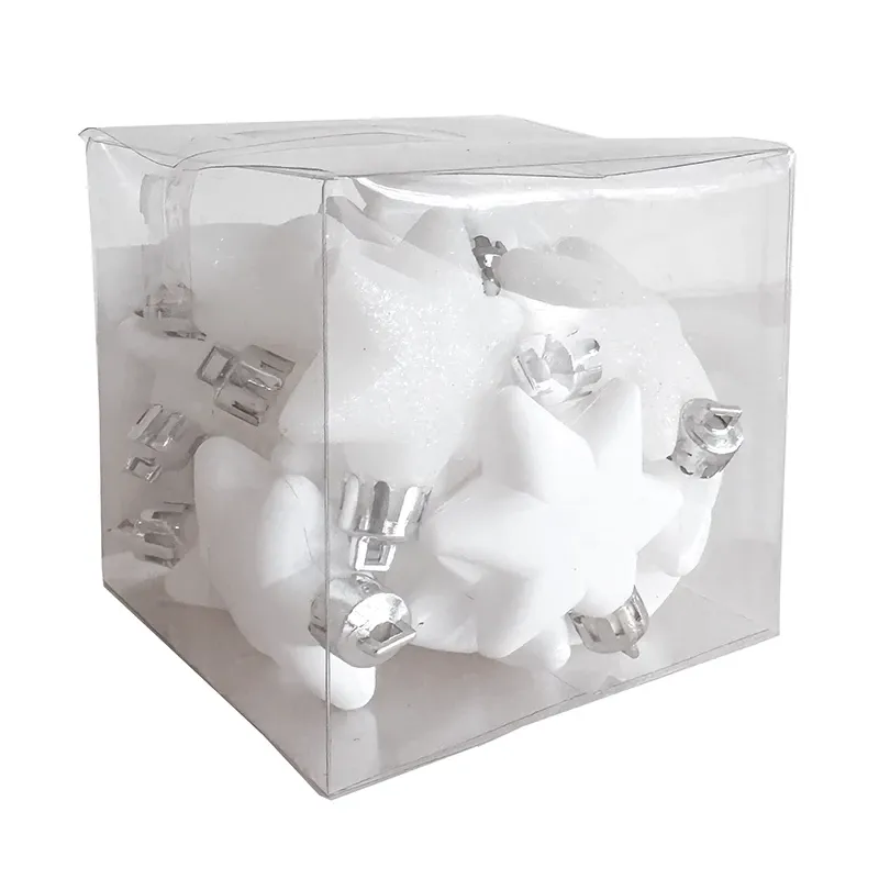 Buy Stjerner m. ophæng, hvide, 18 stk./ pr. pakke