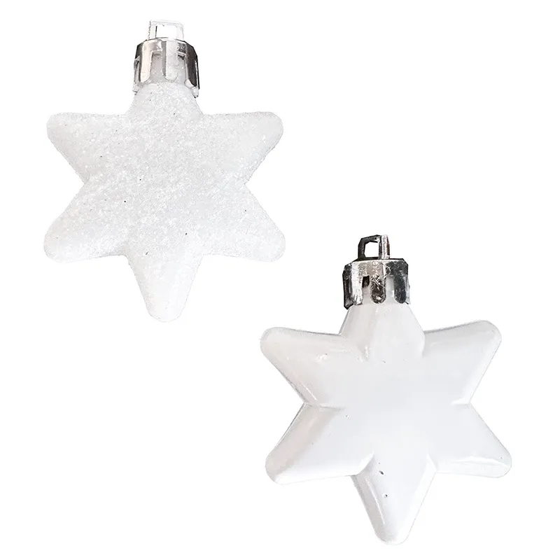 Buy Stjerner m. ophæng, hvide, 18 stk./ pr. pakke