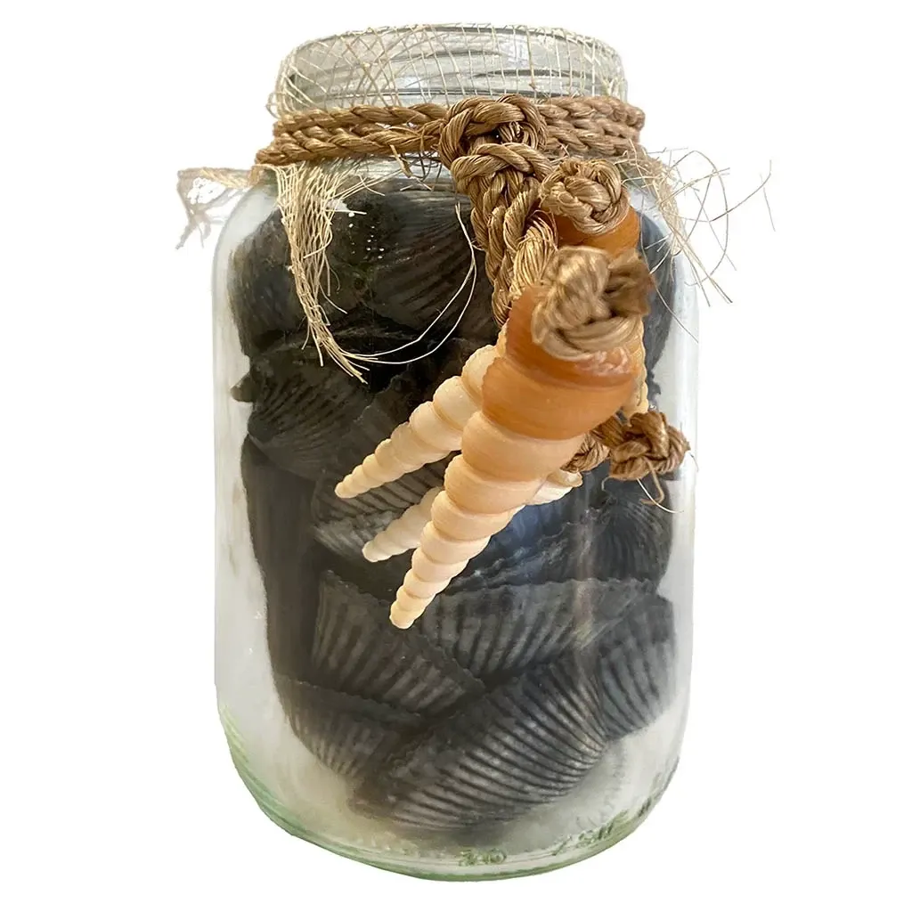 Buy Strandskaller i glas, Ø9x16cm, assorteret