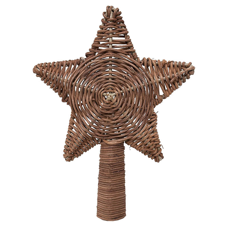 Buy Topstjerne, natur, 19cm