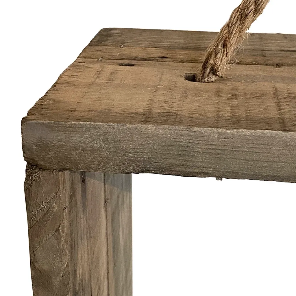 Buy Trækasser til ophæng, 2 stk, rustikt træ