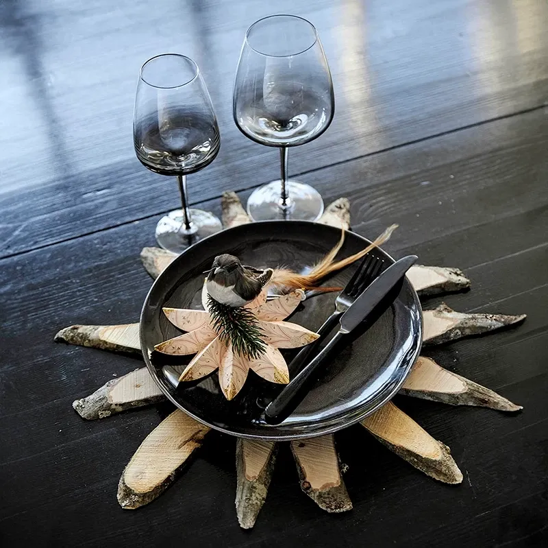 Buy Træskiver, ovale, 10-12cm, ægte træ