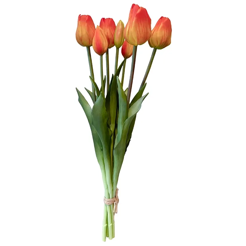 Buy Tulipanbuket, 47cm med 7 blomster orange