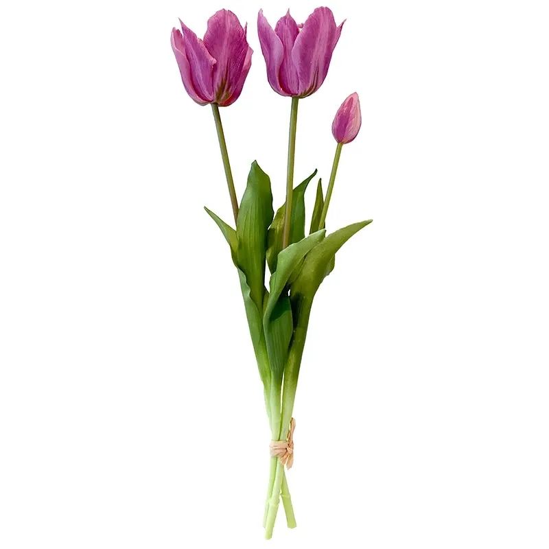 Buy Tulipanbuket, lilla, 48cm, kunstige blomster