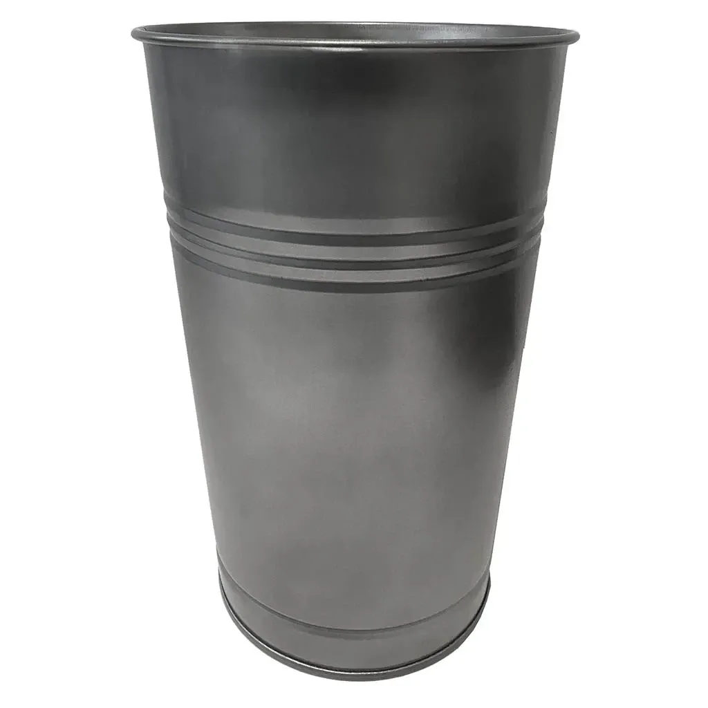 Buy Vase / Gulvvase i zink, 30cm, gammel grå