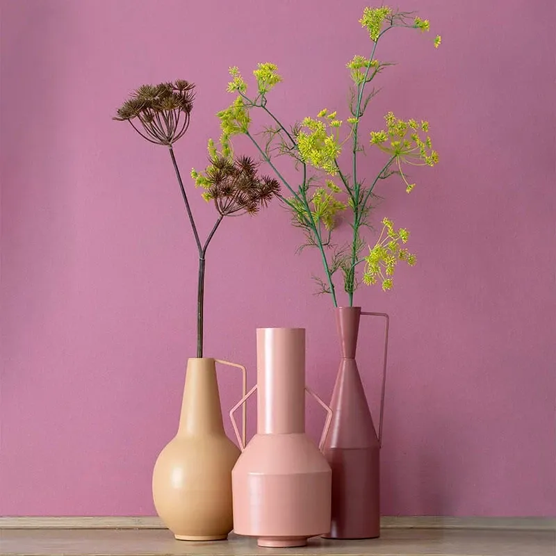 Buy Vase i jern m hank, 50cm