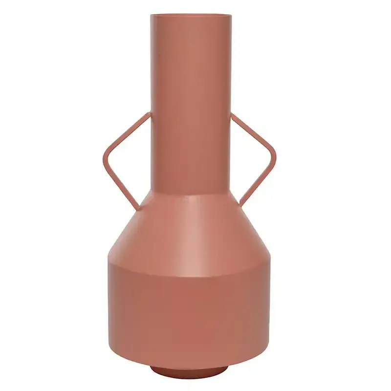 Buy Vase i jern m to hanke, 45cm
