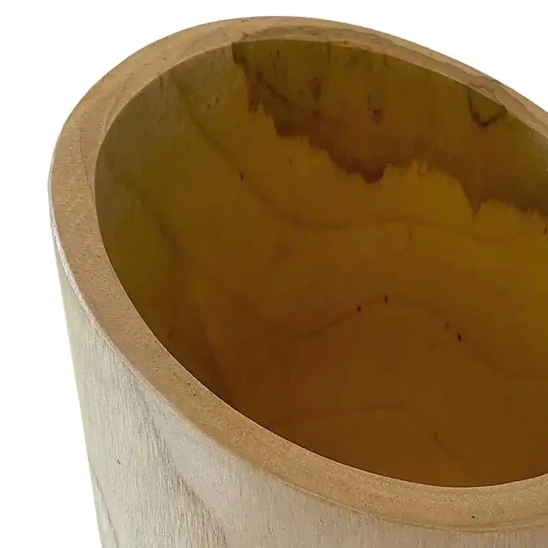 Buy Vase i teaktræ, H30cm