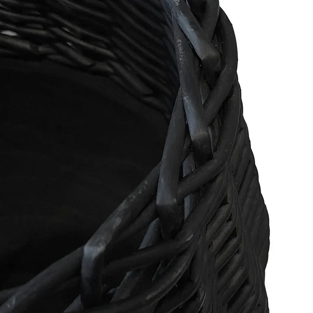 Buy Vase m flet/paulownia, 38cm, sort