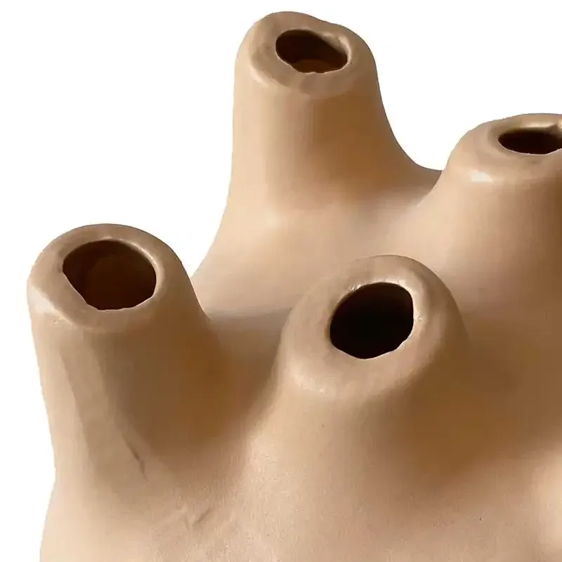Buy Vase, beige keramik, Ø18cm