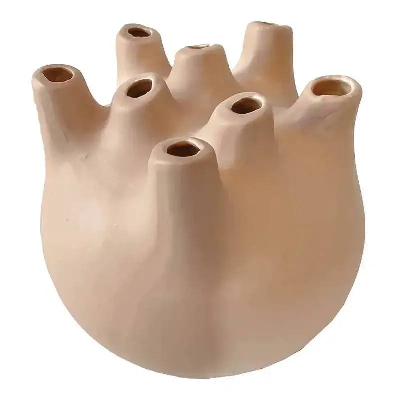 Buy Vase, beige keramik, Ø18cm