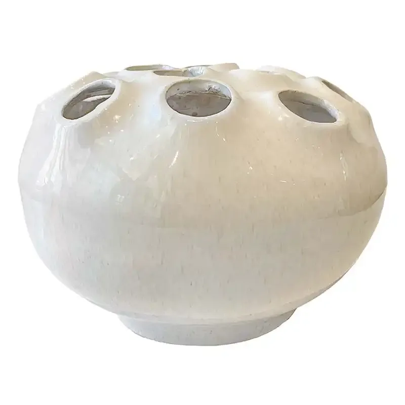 Buy Vase, hvid keramik, Ø23cm