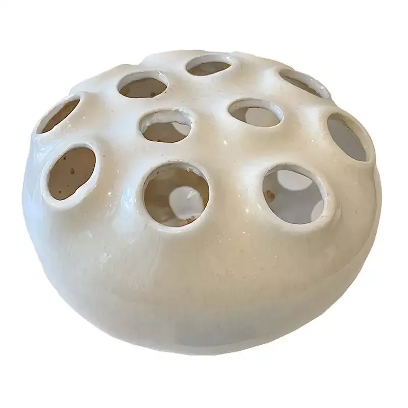 Buy Vase, hvid keramik, Ø23cm