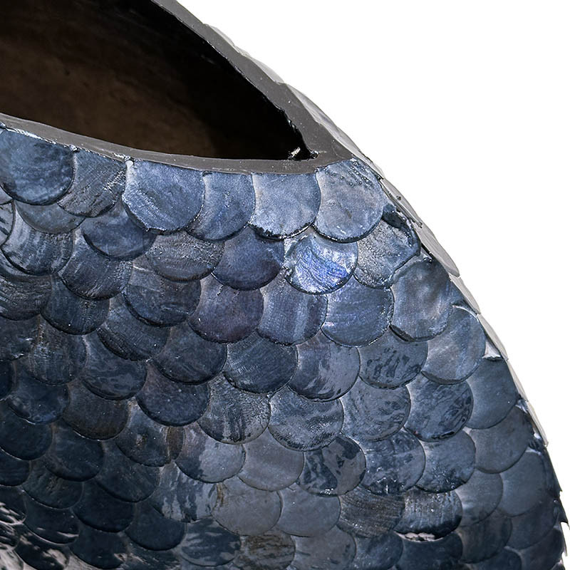 Buy Vase, mørkeblå, 38cm