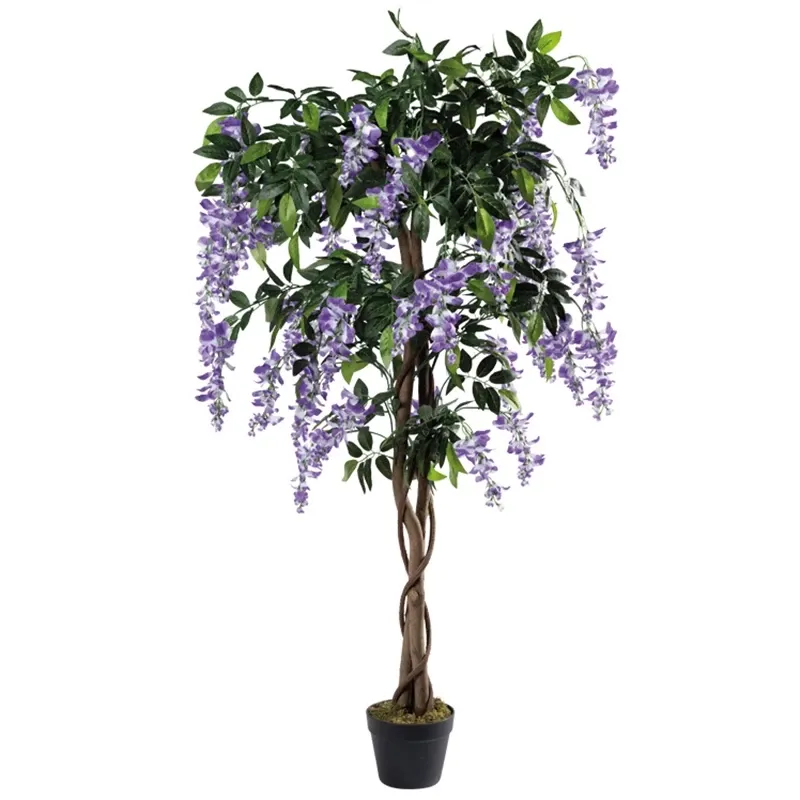 Buy Wisteria træ i potte, lilla, 150cm. kunstig