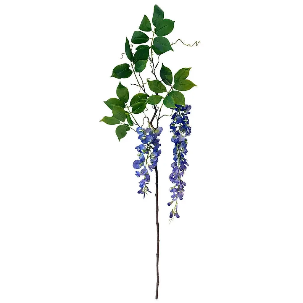 Buy Wisteria, blåregn, 145cm, kunstig blomstergren