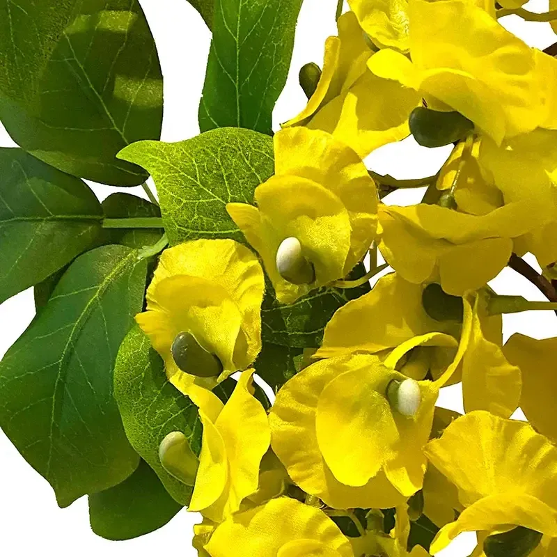 Buy Wisteria, gul, blåregn, 142cm, kunstig blomst