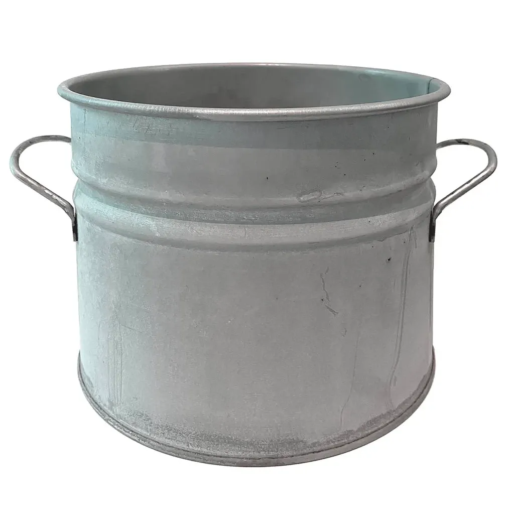 Buy Zink spand m håndtag, Ø18cm