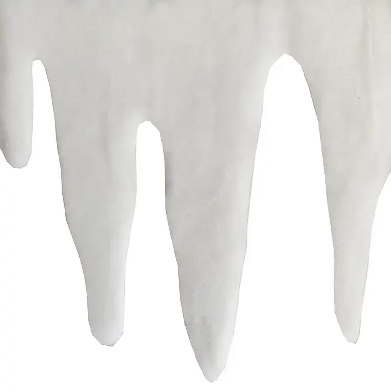 Fönstergirlang m istappar, konstgjord snö I Köp